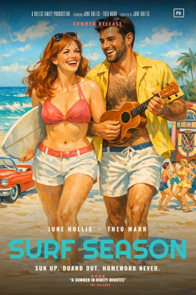 June & Theo — Beach Party 1963