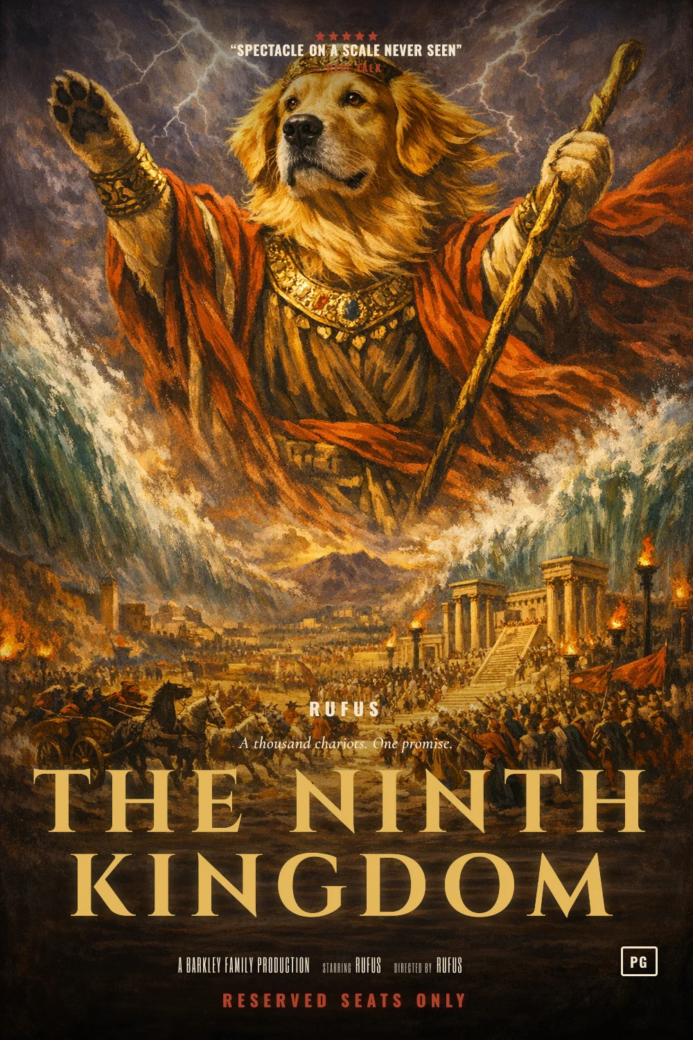 Rufus as the lead of a The Epic 1956 poster: undefined