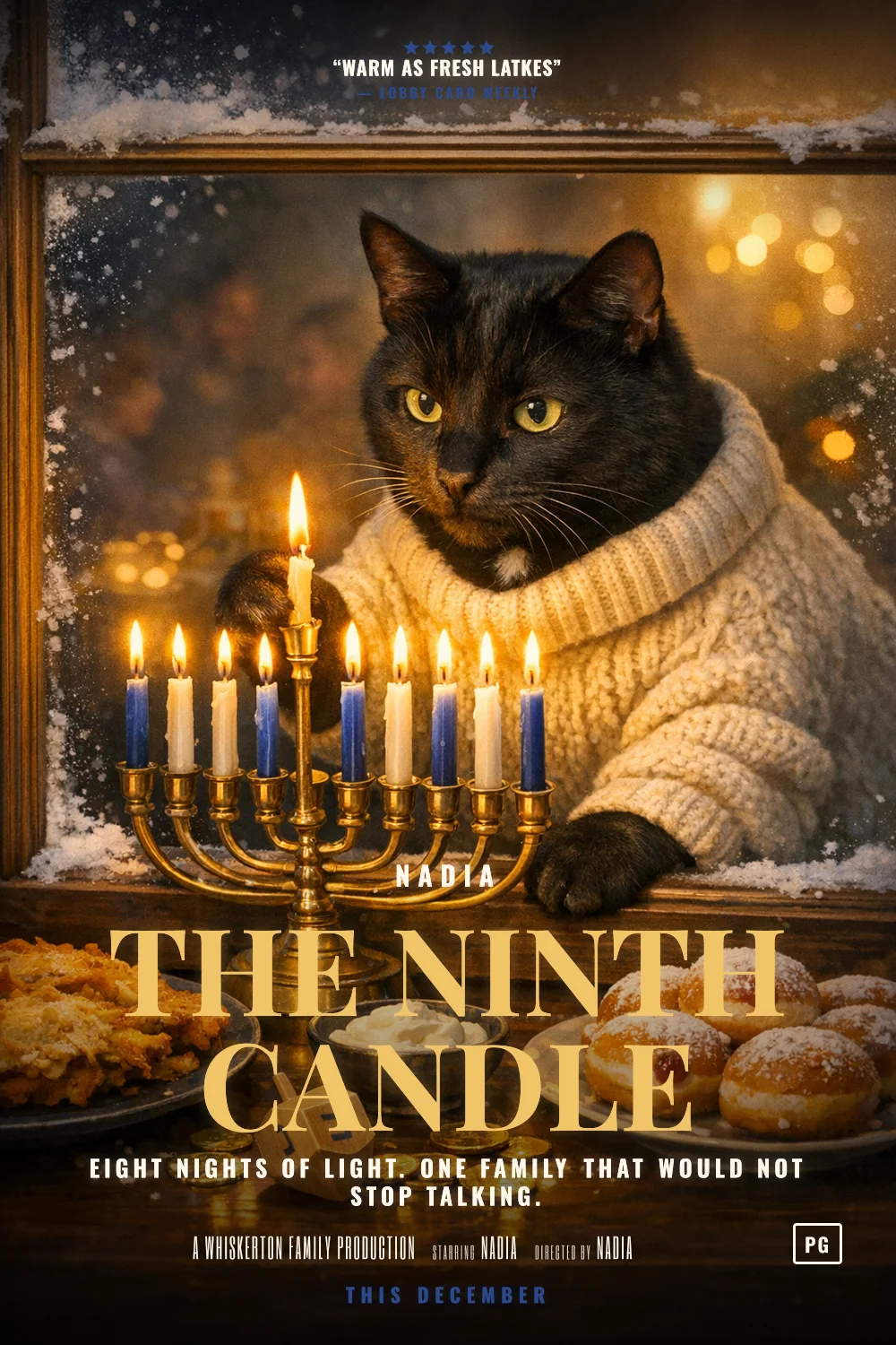 Nadia as the lead of a Eight Nights 2021 poster: undefined