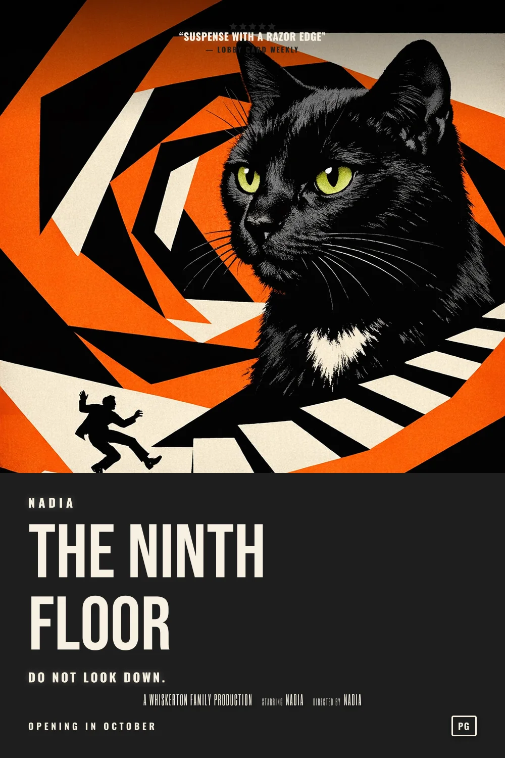 Nadia as the lead of a Graphic Suspense 1958 poster: undefined