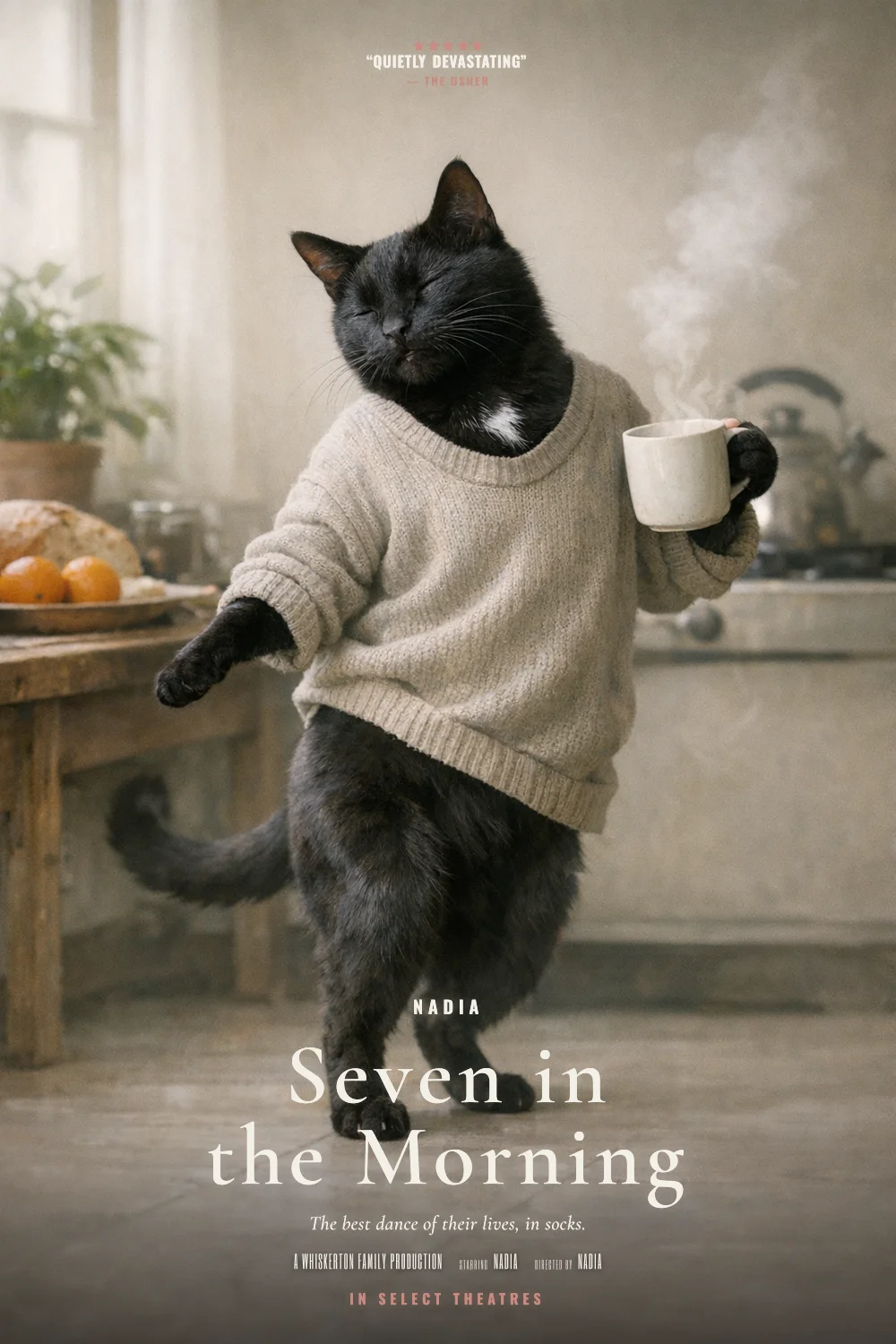 Nadia as the lead of a Kitchen Light 2020 poster: undefined