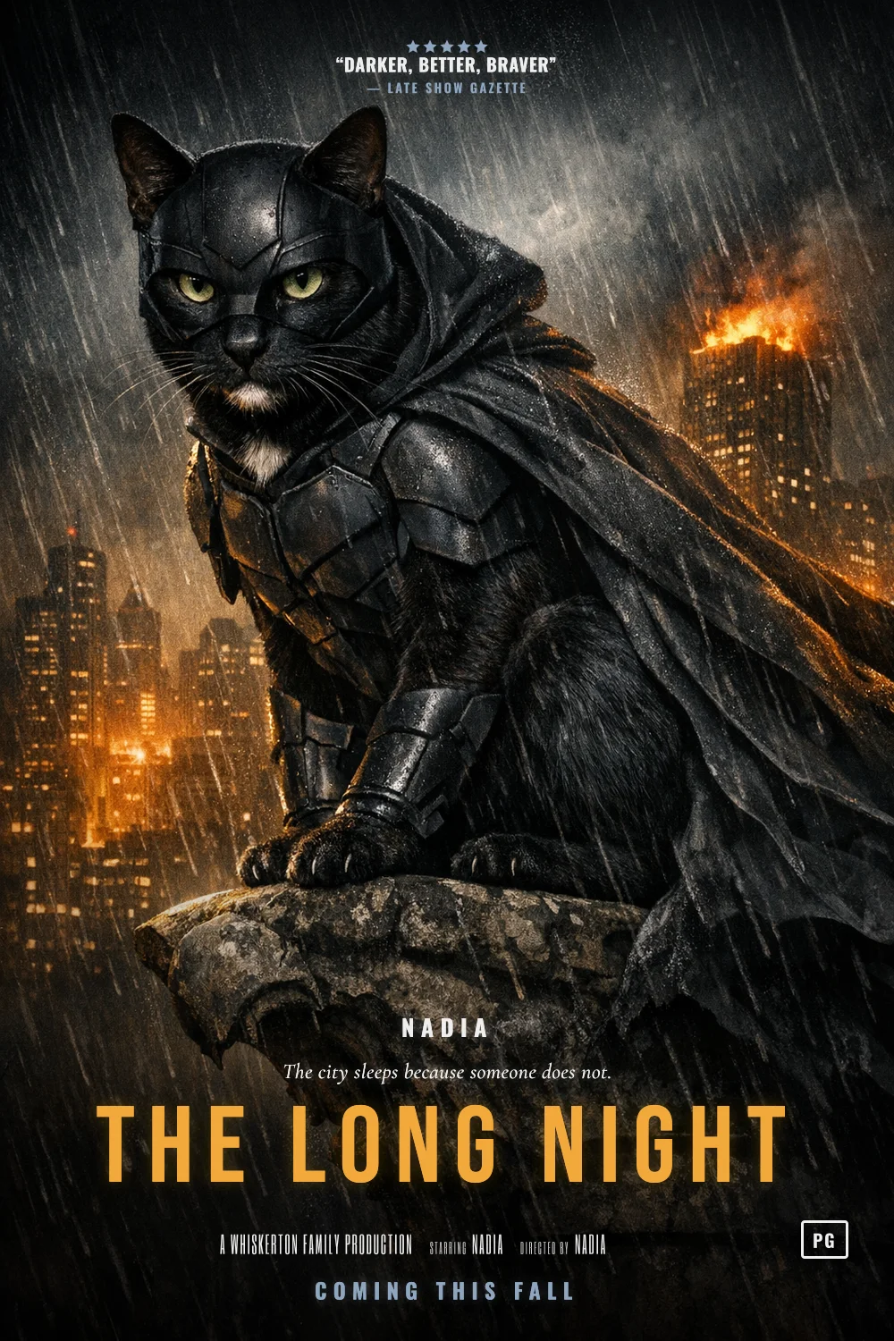 Nadia as the lead of a Masked Vigilante 2008 poster: undefined