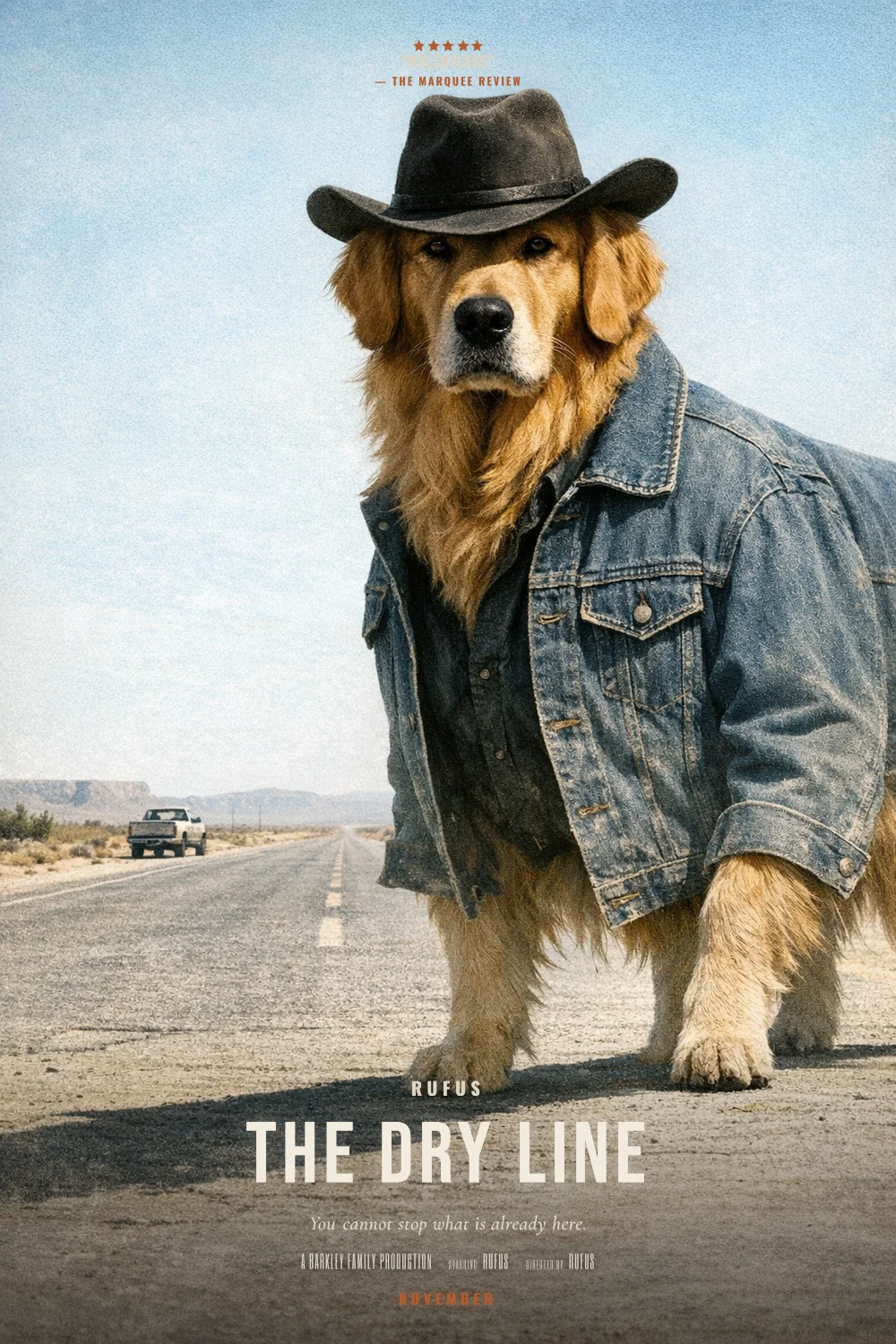 Rufus as the lead of a Desert Neo-Western 2007 poster: undefined