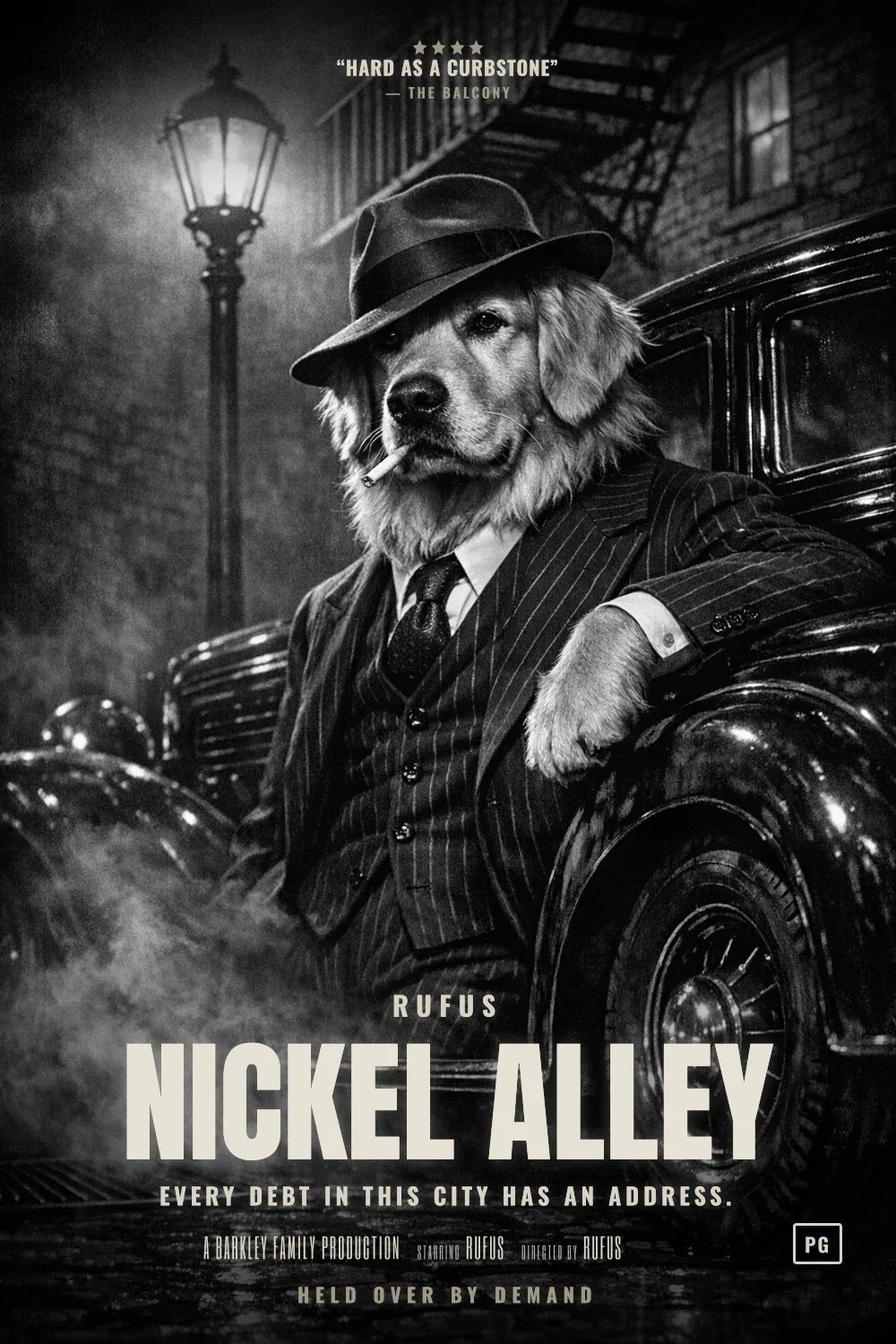 Rufus as the lead of a Pre-Code Gangster 1931 poster: undefined