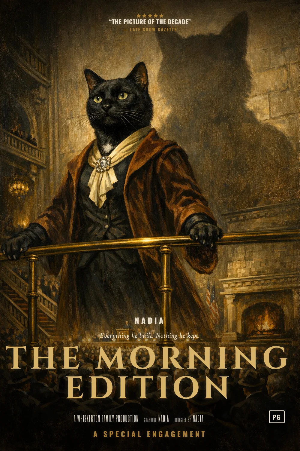 Nadia as the lead of a The Press Baron 1941 poster: undefined